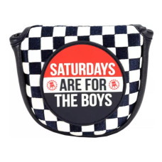 Barstool Sports Saturdays Are For The Boys Checkered Mallet Putter Headcover