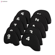 10pcs Golf Head Cover Club Iron Putter Head Protector Set Neoprene Accessories