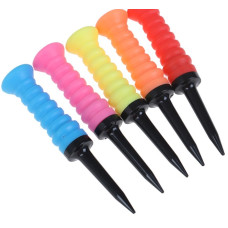 10 PCS Golf Elastic Tee soft rubber ball nail