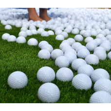 10pcs White PU Foam Golf Ball Sponge Balls Indoor Outdoor Practice