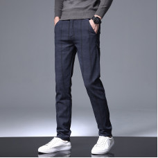 Golf Pants Men Business Slim Fit Thick Cotton #PT752