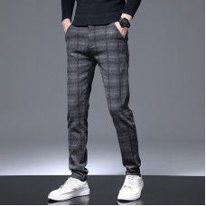 Golf Pants Men Business Slim Fit Thick Cotton #PT751